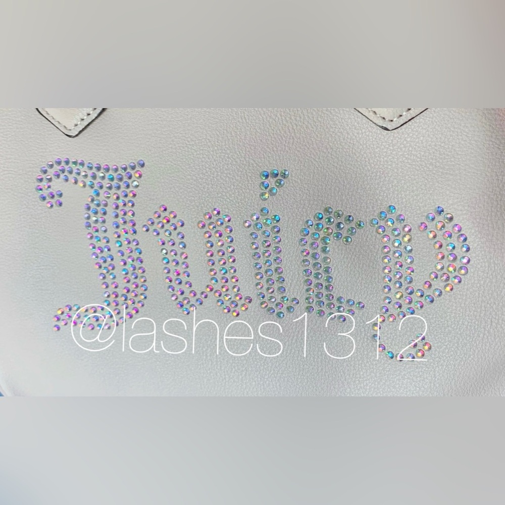JUICY COUTURE Bag Be Classic II Satchel - Pink with Rhinestones - Picture 7 of 9